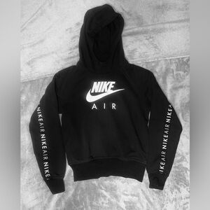 Nike Black Hoodie with White Accents